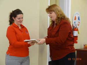 Tiffany McCorrmick Public Awareness Officer for the War Amps PlaySafe DriveSafe Program gave a brief history, and explained the programs provided by the War Amps.